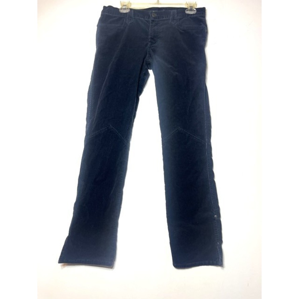 Abercrombie & Fitch Vintage Y2K Navy Blue Corduroy Pants Low Rise Size 6
